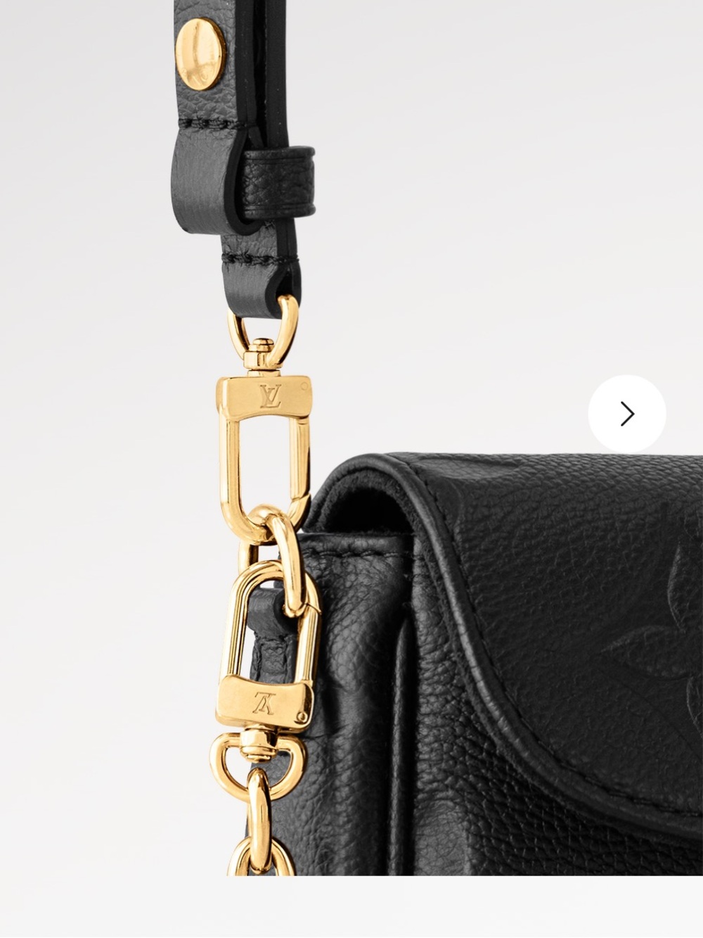 NWT Louis Vuitton Wallet on a Chain in black - Picture 8 of 13